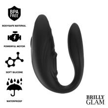 BRILLY GLAM COUPLE PULSING  VIBRATING REMOTE CONTROL