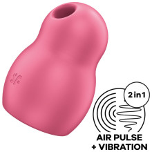 SATISFYER PRO TO GO 1 STIMOLATORE E VIBRATORE A DOPPIO IMPULSO D''ARIA - BLU