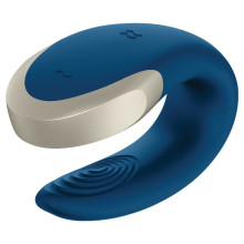 VIBRATORE SATISFYER DOUBLE LOVE LUXURY PARTNER - BLU