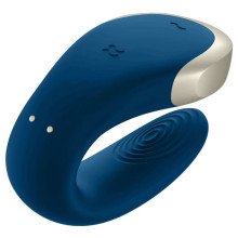 VIBRATORE SATISFYER DOUBLE LOVE LUXURY PARTNER - BLU