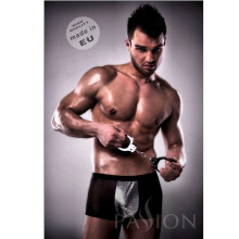 PASSION MEN KOMPLET METALLO NERO S / M