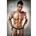 PERIZOMA BIANCO METALLO BY PASSION UOMO LINGERIE KOMPLET L / XL