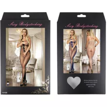 QUEEN LINGERIE CROTHLESS BOWKNOT BODYSTOCKING