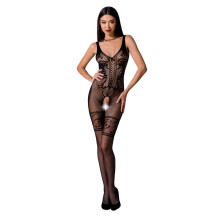 BODYSTOCKING PASSION WOMAN BS069 - TAGLIA UNICA BIANCO