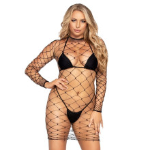MINI ABITO LEG AVENUE FENCE NET TAGLIA UNICA