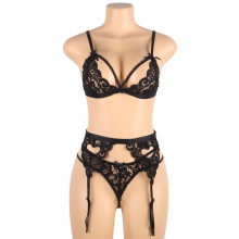 SUBBLIME SET TRE PEZZI BRA+ Reggicalze + PERizoma L/XL