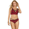 SUBBLIME SET DUE PEZZI TOP IN PIZZO E MUTANDINE L/XL