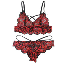 SUBBLIME SET DUE PEZZI TOP IN PIZZO E MUTANDINE L/XL