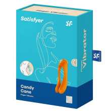 SODDISFACENTE VIBRATORE DI BASTONCINO DI CARAMELLA NERO